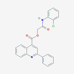 2-(2-Chloroanilino)-2-oxoethyl 2-phenyl-4-quinolinecarboxylate