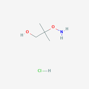 2-(Aminooxy)-2-methylpropan-1-ol hydrochloride