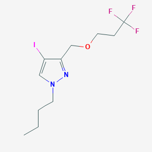 1-butyl-4-iodo-3-[(3,3,3-trifluoropropoxy)methyl]-1H-pyrazole