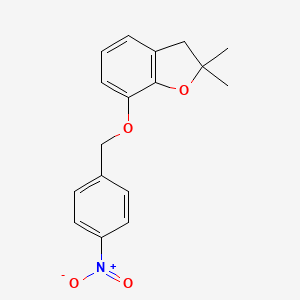 2,2-Dimethyl-7-((4-nitrophenyl)methoxy)oxaindane