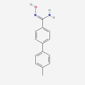 molecular formula C14H14N2O B2711305 N-Hydroxy-4'-methyl-[1,1'-biphenyl]-4-carboximidamide CAS No. 1348214-00-5