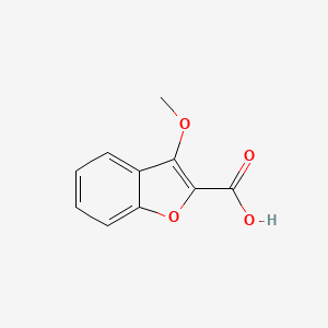 molecular formula C10H8O4 B2711310 3-甲氧基-1-苯并呋喃-2-甲酸 CAS No. 104315-56-2