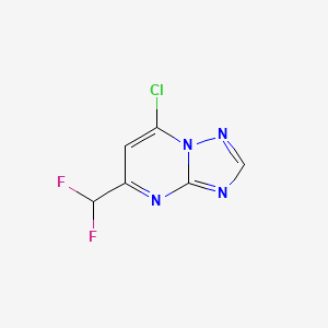 7-Chloro-5-(difluoromethyl)-[1,2,4]triazolo[1,5-a]pyrimidine