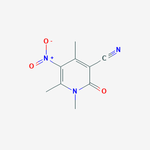 1,4,6-Trimethyl-5-nitro-2-oxo-1,2-dihydropyridine-3-carbonitrile