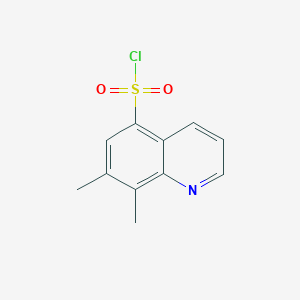 7,8-Dimethylquinoline-5-sulfonyl chloride