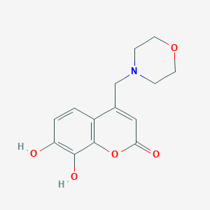 7,8-Dihydroxy-4-(morpholin-4-ylmethyl)chromen-2-one