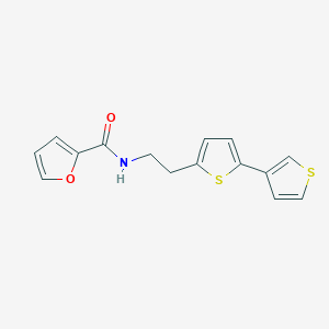N-(2-{[2,3'-bithiophene]-5-yl}ethyl)furan-2-carboxamide