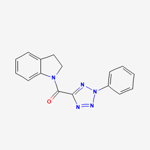 indolin-1-yl(2-phenyl-2H-tetrazol-5-yl)methanone