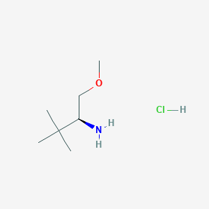 (2S)-1-methoxy-3,3-dimethylbutan-2-amine hydrochloride