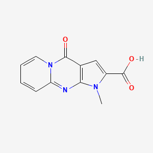 6-Methyl-2-oxo-1,6,8-triazatricyclo[7.4.0.0^{3,7}]trideca-3(7),4,8,10,12-pentaene-5-carboxylic acid