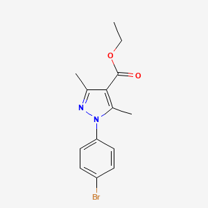 ethyl 1-(4-bromophenyl)-3,5-dimethyl-1H-pyrazole-4-carboxylate