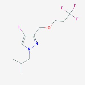 4-iodo-1-isobutyl-3-[(3,3,3-trifluoropropoxy)methyl]-1H-pyrazole