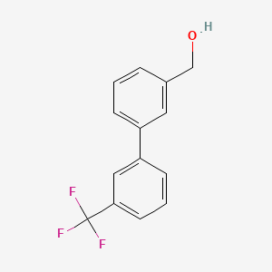 molecular formula C14H11F3O B2711511 (3'-(Trifluoromethyl)-[1,1'-biphenyl]-3-yl)methanol CAS No. 773872-61-0