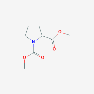 molecular formula C8H13NO4 B2711599 1,2-Dimethyl pyrrolidine-1,2-dicarboxylate CAS No. 77300-46-0