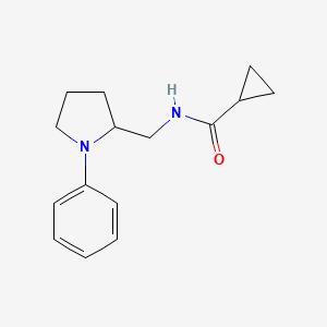 N-((1-phenylpyrrolidin-2-yl)methyl)cyclopropanecarboxamide