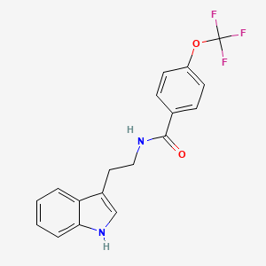 N-[2-(1H-indol-3-yl)ethyl]-4-(trifluoromethoxy)benzamide