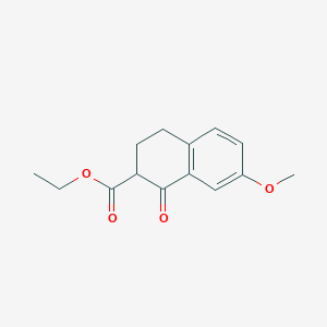 Ethyl 7-methoxy-1-oxo-3,4-dihydro-2H-naphthalene-2-carboxylate