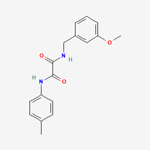 molecular formula C17H18N2O3 B2711652 N1-(3-甲氧基苯甲基)-N2-(对甲苯基)草酰胺 CAS No. 898348-38-4