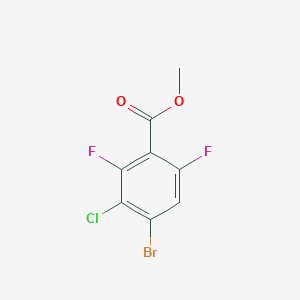 Methyl 4-bromo-3-chloro-2,6-difluorobenzoate
