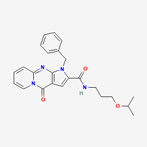 1-benzyl-N-(3-isopropoxypropyl)-4-oxo-1,4-dihydropyrido[1,2-a]pyrrolo[2,3-d]pyrimidine-2-carboxamide
