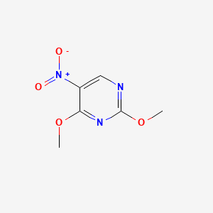 molecular formula C6H7N3O4 B2711695 2,4-Dimethoxy-5-nitropyrimidine CAS No. 30561-07-0