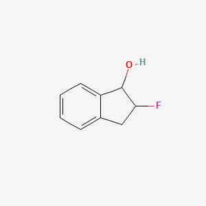 molecular formula C9H9FO B2711698 2-fluoro-2,3-dihydro-1H-inden-1-ol CAS No. 1038998-81-0