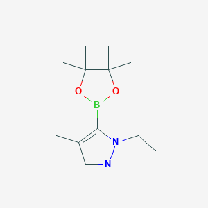 1-ethyl-4-methyl-5-(4,4,5,5-tetramethyl-1,3,2-dioxaborolan-2-yl)-1H-pyrazole
