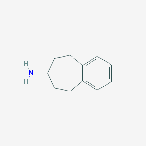 molecular formula C11H15N B2711718 6,7,8,9-Tetrahydro-5H-benzocyclohepten-7-ylamine CAS No. 450-60-2