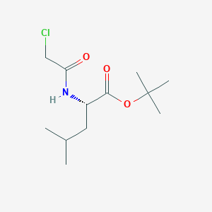 tert-butyl (2S)-2-(2-chloroacetamido)-4-methylpentanoate