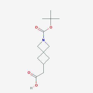 2-(2-(tert-Butoxycarbonyl)-2-azaspiro[3.3]heptan-6-yl)acetic acid