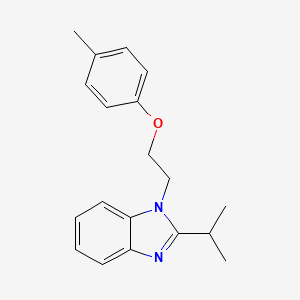 4-Methyl-1-{2-[2-(methylethyl)benzimidazolyl]ethoxy}benzene