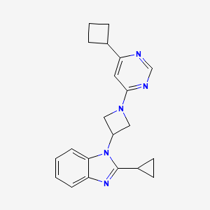 1-[1-(6-Cyclobutylpyrimidin-4-yl)azetidin-3-yl]-2-cyclopropylbenzimidazole