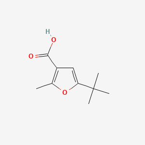 molecular formula C10H14O3 B2711806 5-叔丁基-2-甲基呋喃-3-甲酸 CAS No. 38422-62-7