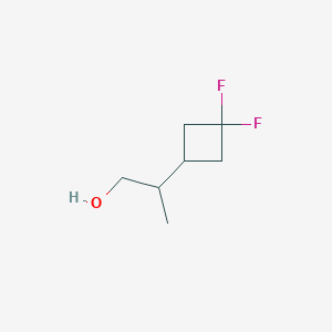 molecular formula C7H12F2O B2711816 2-(3,3-Difluorocyclobutyl)propan-1-ol CAS No. 2248300-87-8