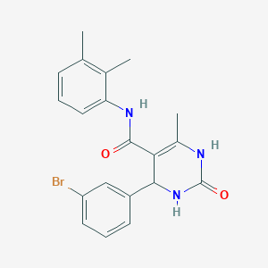 molecular formula C20H20BrN3O2 B2711835 4-(3-bromophenyl)-N-(2,3-dimethylphenyl)-6-methyl-2-oxo-1,2,3,4-tetrahydropyrimidine-5-carboxamide CAS No. 361182-59-4