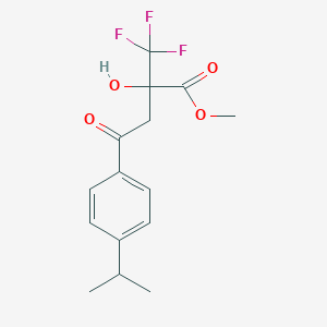 Methyl 2-hydroxy-4-(4-isopropylphenyl)-4-oxo-2-(trifluoromethyl)butanoate