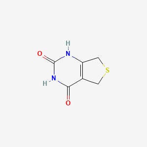 molecular formula C6H6N2O2S B2711889 Thieno[3,4-d]pyrimidine-2,4(1H,3H)-dione, 5,7-dihydro- CAS No. 5719-34-6