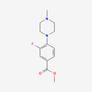 B2711905 Methyl 3-Fluoro-4-(4-methyl-1-piperazinyl)benzoate CAS No. 948018-58-4