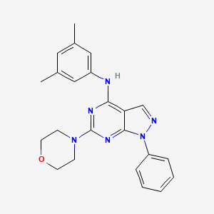 molecular formula C23H24N6O B2711909 N-(3,5-dimethylphenyl)-6-(morpholin-4-yl)-1-phenyl-1H-pyrazolo[3,4-d]pyrimidin-4-amine CAS No. 946288-52-4