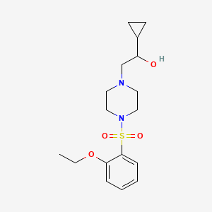 1-Cyclopropyl-2-(4-((2-ethoxyphenyl)sulfonyl)piperazin-1-yl)ethanol