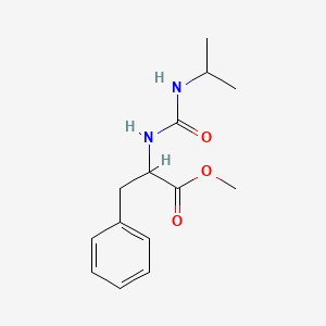 molecular formula C14H20N2O3 B2711938 Methyl 3-phenyl-2-(propan-2-ylcarbamoylamino)propanoate CAS No. 2122317-43-3