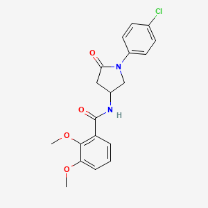 N-(1-(4-chlorophenyl)-5-oxopyrrolidin-3-yl)-2,3-dimethoxybenzamide