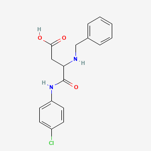 N~2~-benzyl-N-(4-chlorophenyl)-alpha-asparagine