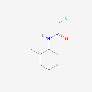 molecular formula C9H16ClNO B2711970 2-氯-N-(2-甲基环己基)乙酰胺 CAS No. 592474-65-2