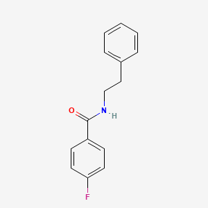 molecular formula C15H14FNO B2711975 4-fluoro-N-phenethylbenzamide CAS No. 33799-96-1