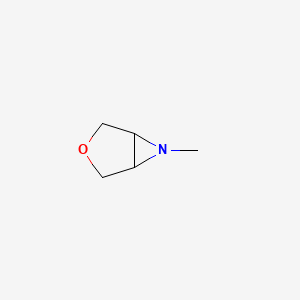 molecular formula C5H9NO B2711981 6-Methyl-3-oxa-6-aza-bicyclo[3.1.0]hexane CAS No. 5169-43-7