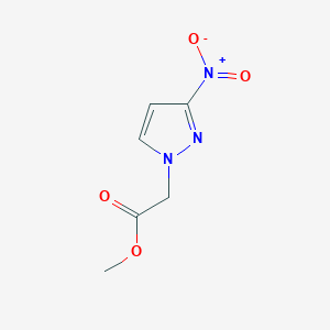 molecular formula C6H7N3O4 B2711998 Methyl 2-(3-nitro-1H-pyrazol-1-yl)acetate CAS No. 1006993-54-9