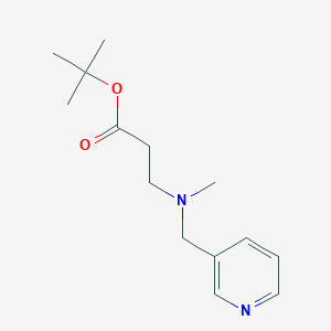 molecular formula C14H22N2O2 B2712009 Tert-butyl 3-[methyl(pyridin-3-ylmethyl)amino]propanoate CAS No. 680217-77-0