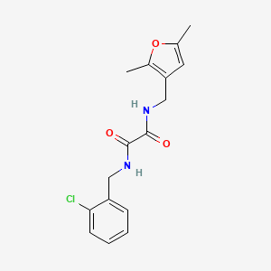 molecular formula C16H17ClN2O3 B2712051 N1-(2-chlorobenzyl)-N2-((2,5-dimethylfuran-3-yl)methyl)oxalamide CAS No. 1351608-68-8