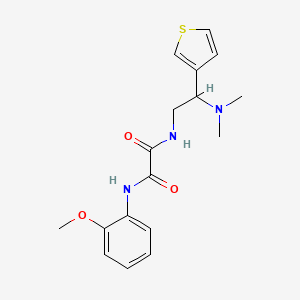 N1-(2-(dimethylamino)-2-(thiophen-3-yl)ethyl)-N2-(2-methoxyphenyl)oxalamide